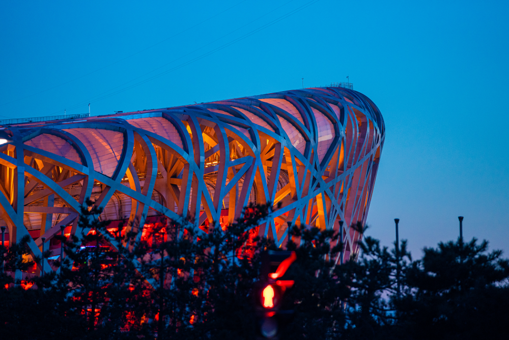 看合肥扮靓鸟巢