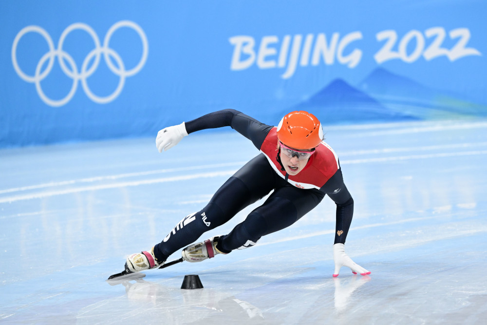 中国冬奥会短道速滑图片