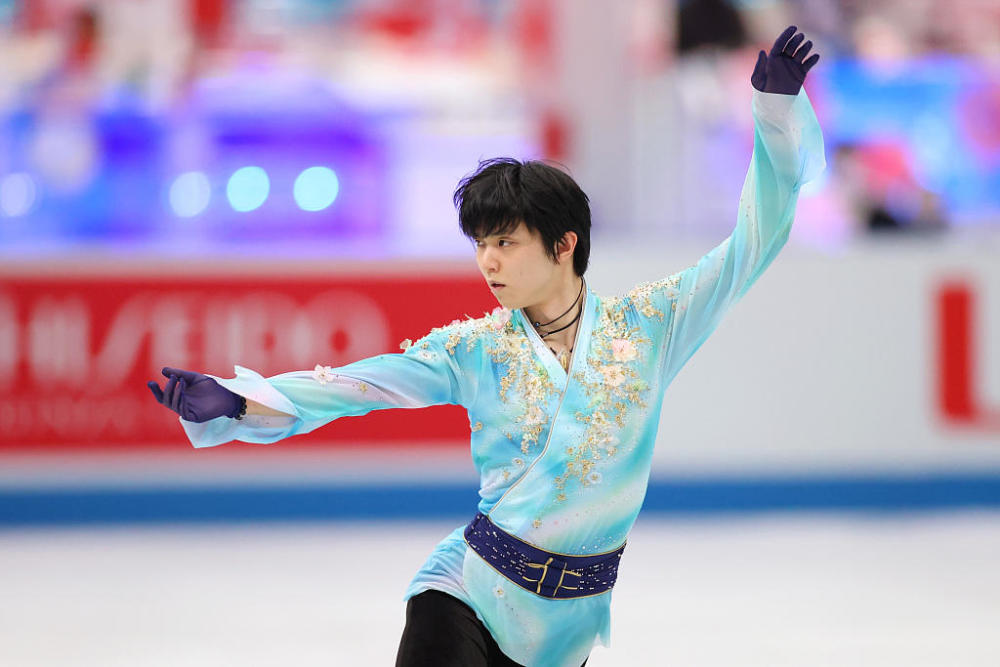 中國選手金博洋將在第一組第五位上場出戰,日本選手羽生結弦將在第四