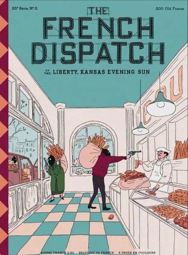 韦斯安德森法兰西特派的极具个性创意的海报