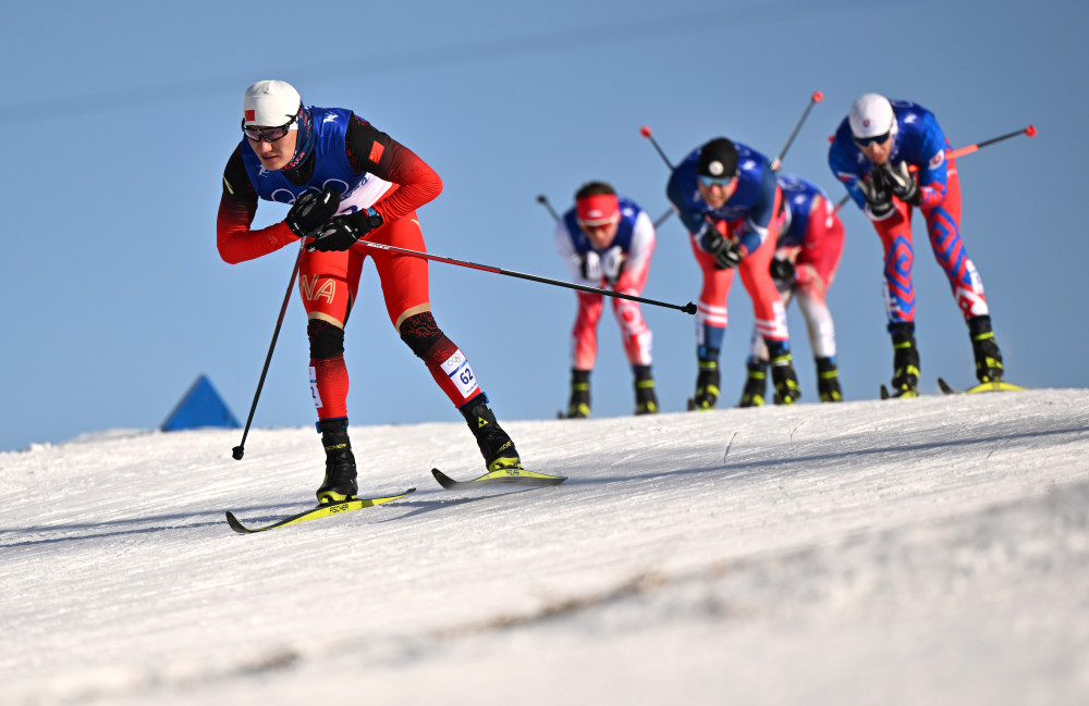 冬奥会越野滑雪照片图片