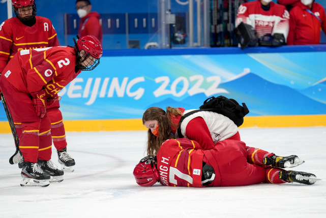 2022冬奥会女子冰球图片