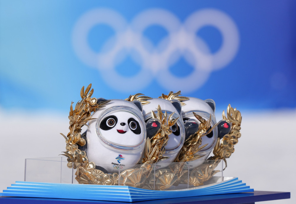 冬奥会熊猫滑冰图片图片