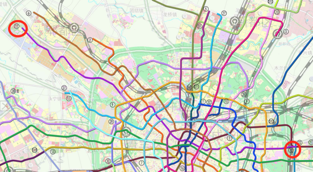 大猜想成都城市軌道交通第五期規劃哪些線路能上馬