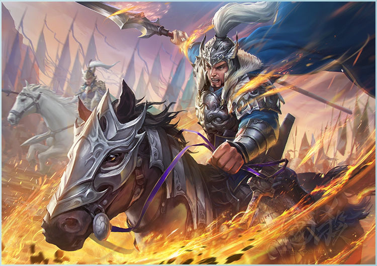 三国杀朱灵武将图集