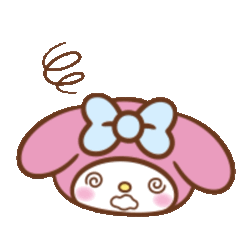 美乐蒂动态小表情包冒爱心