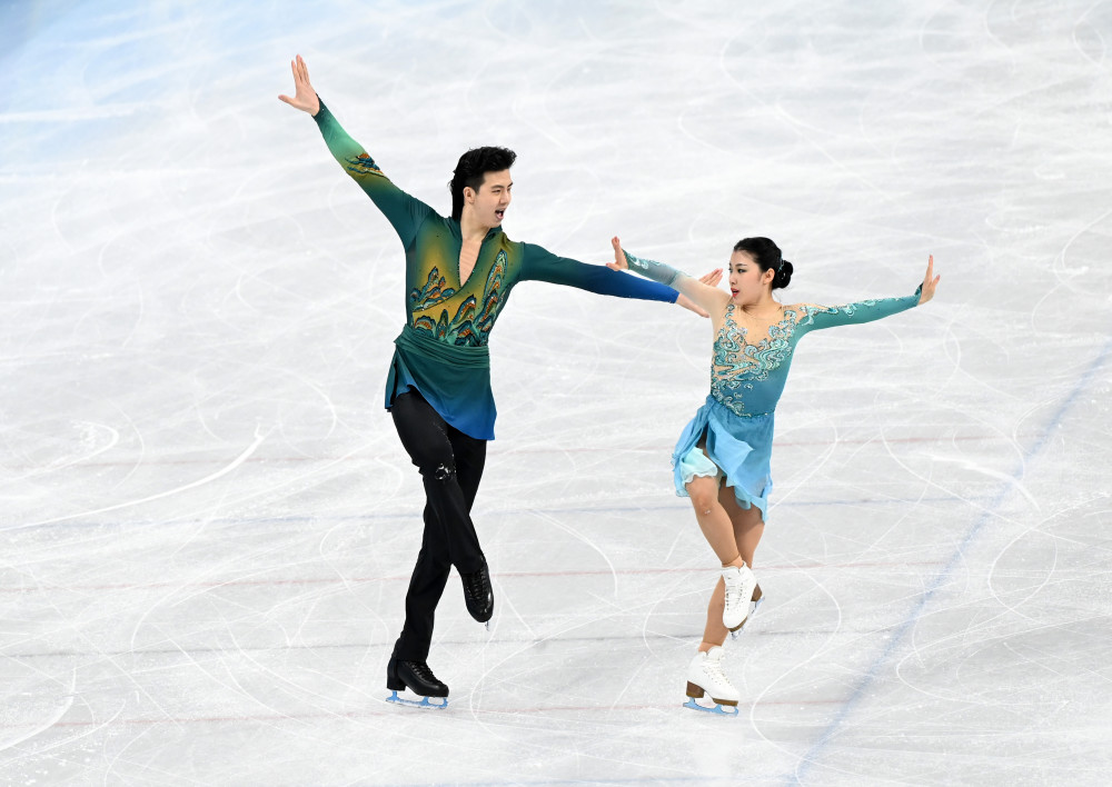 北京冬奥会花样滑冰团体赛冰舞自由舞赛况5