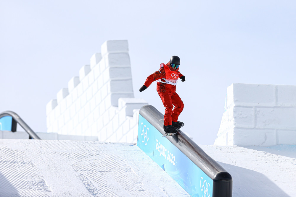 东奥会单板滑雪图片