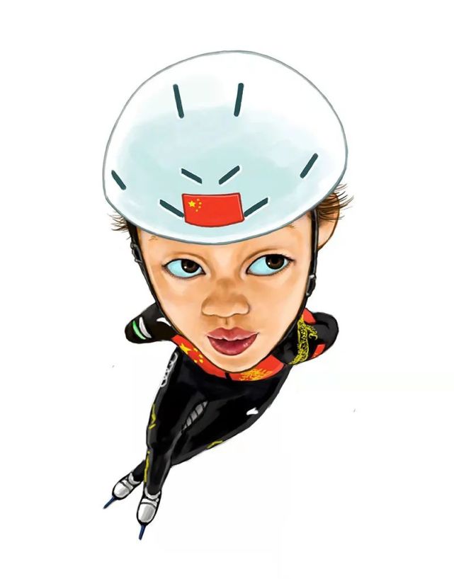 冬奥会运动员动漫图片图片