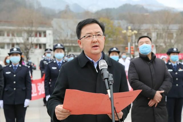 汉中市留坝县驰援西安抗疫英雄凯旋归来