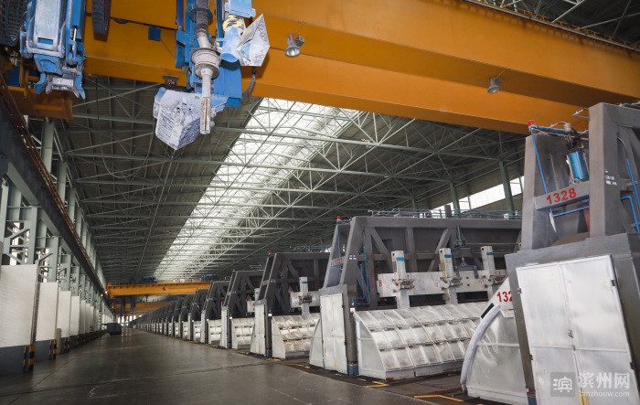 魏桥创业集团国际领先的电解铝生产线吨铝能耗和排放全球最低