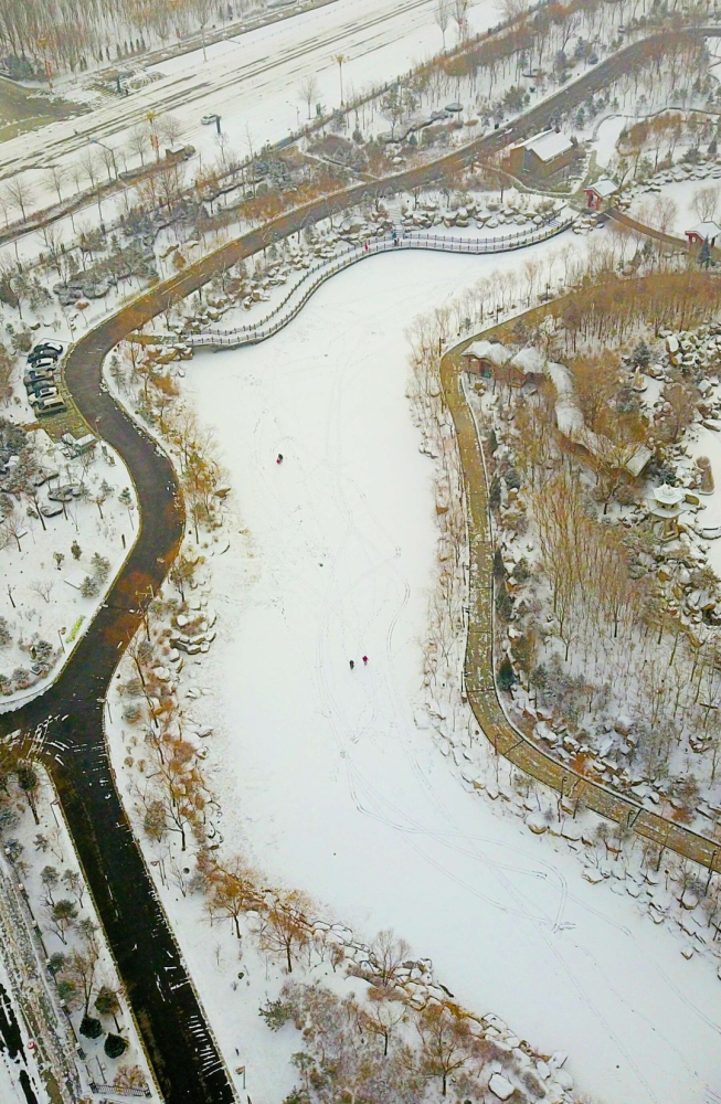 今天銀川最美的雪景在這裡堪稱人間仙境