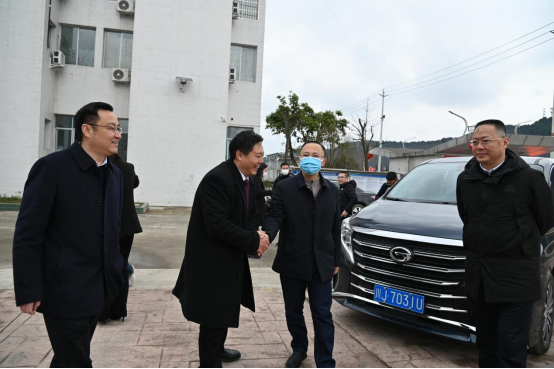 射洪市经开区领导莅临利美集团调研开年复工情况