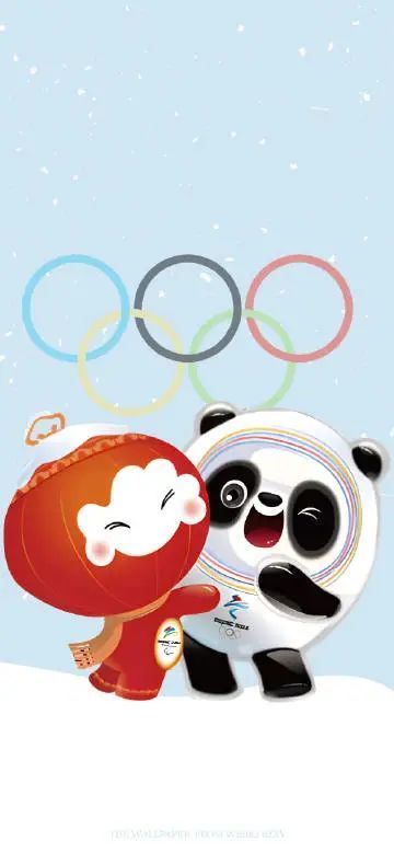 壁纸冰墩墩雪容融壁纸