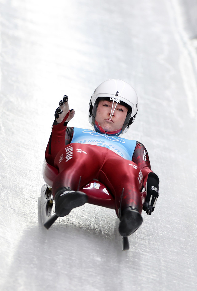 北京冬奧會雪橇女子單人賽賽況5