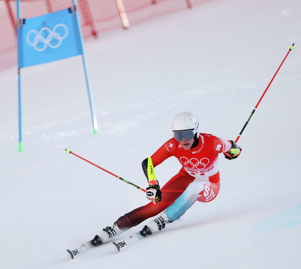 (北京冬奥会)高山滑雪——女子大回转比赛赛况(6)