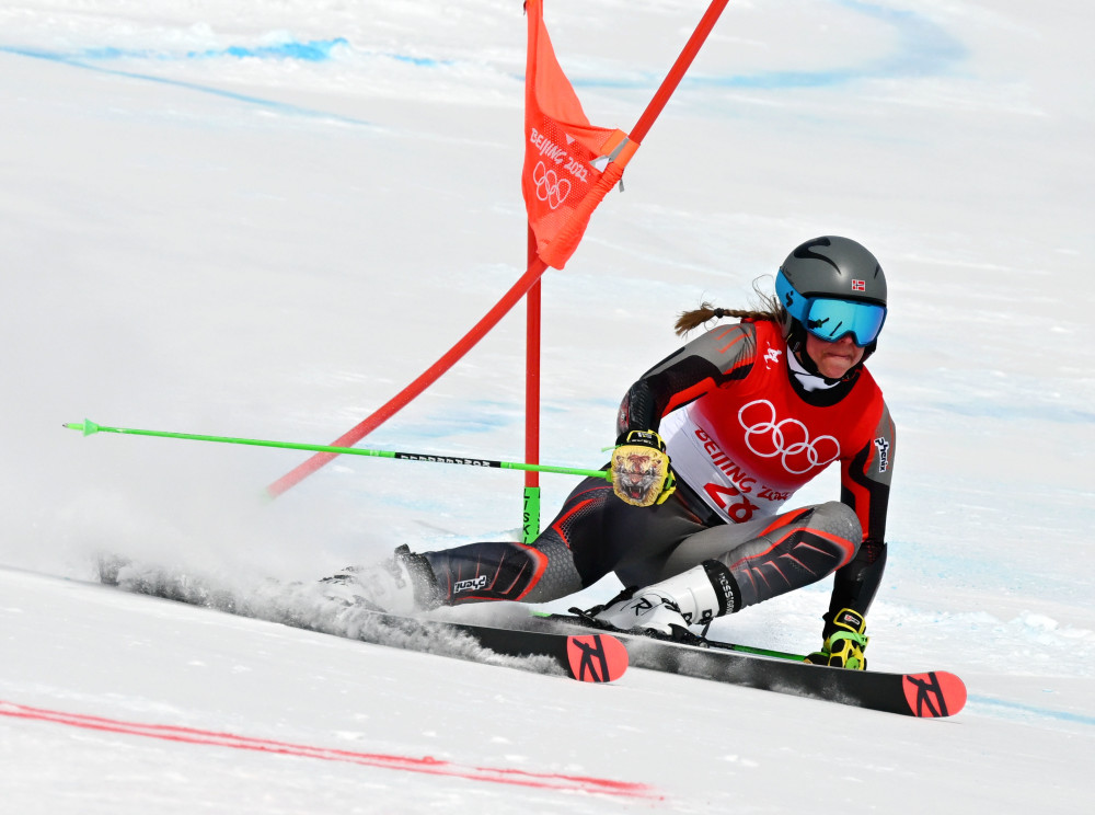 (北京冬奥会)高山滑雪——女子大回转比赛赛况(5)