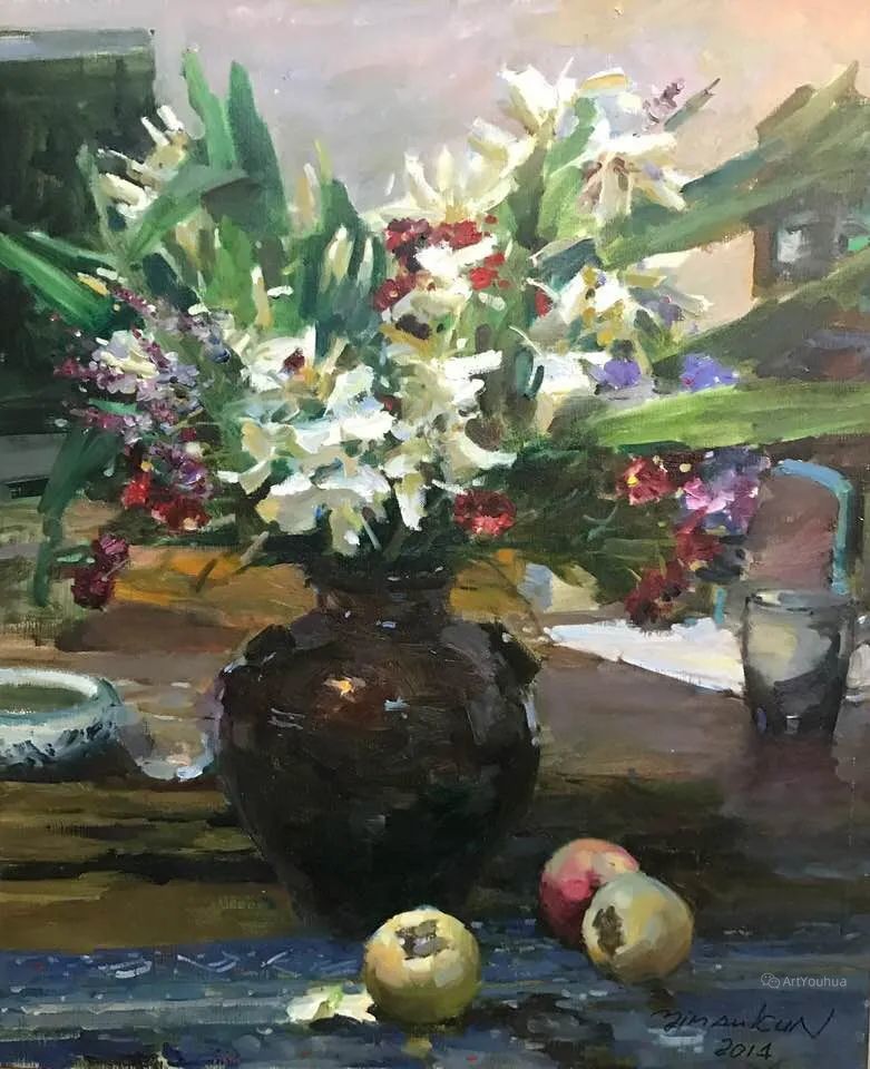 冉茂芹 油画作品_腾讯新闻