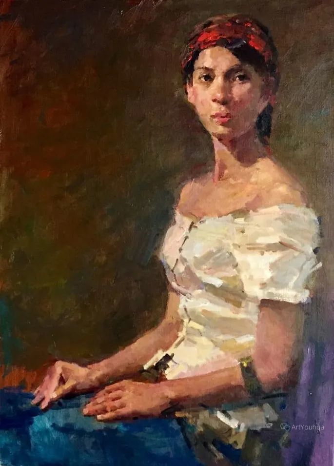 冉茂芹 油画作品_腾讯新闻