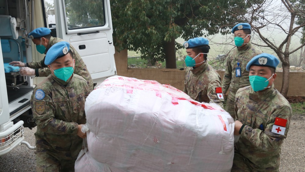 中国维和医疗分队向黎巴嫩非政府组织捐赠物品论剽窃