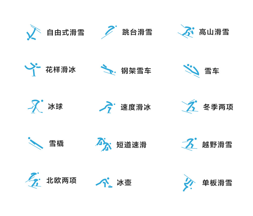 北京冬奥项目标志图片