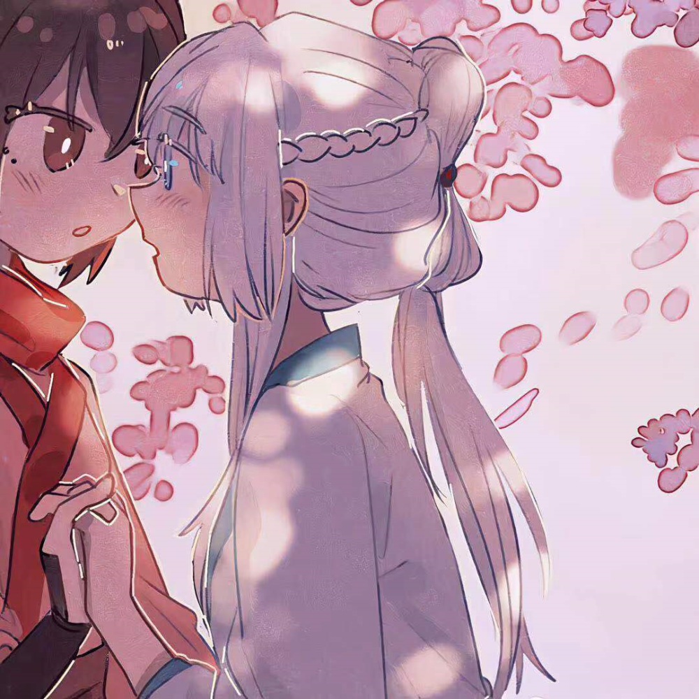 微信头像|仙里仙气的古风动漫情侣头像,颜色太美了!