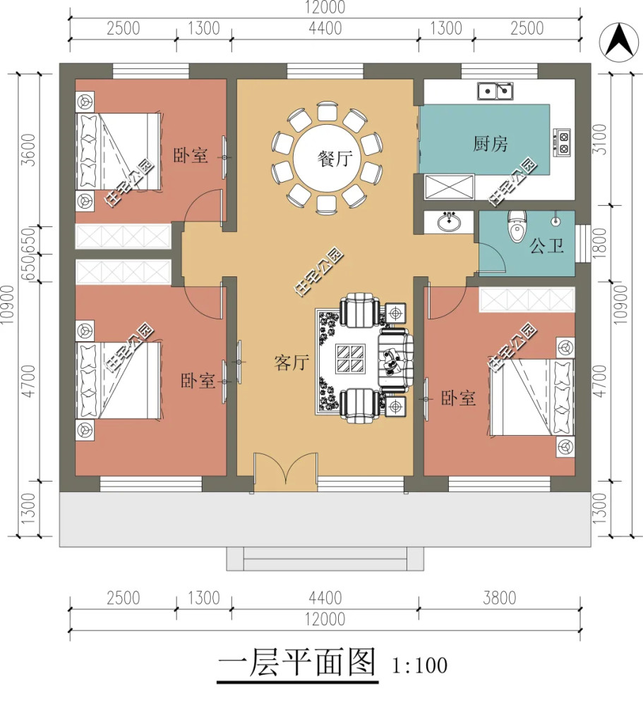 农村养老房舒适比豪华更重要10套精品一层户型农村养老房的最佳选择