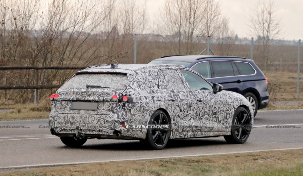 2023 Audi A4 Avant Makes Spy Photo Debut With Dual Exhaust