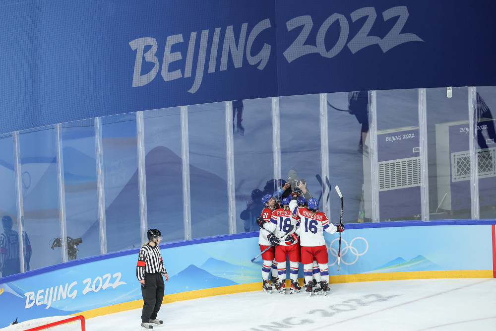 北京冬奥会冰球女子小组赛日本队胜捷克队