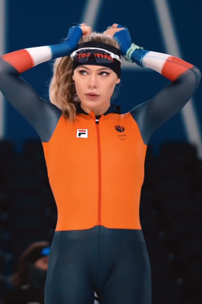 冬奥最美吃不胖的女神这侧颜绝了荷兰速滑名将靠吃麻辣烫火出圈