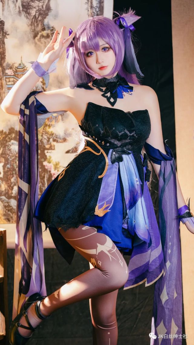 cos:原神刻晴霓裾蹁跹cos正片@促织