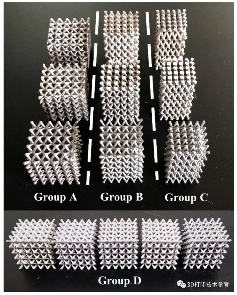 中科院研究晶格结构的性能差异材料3d打印与传统加工工艺