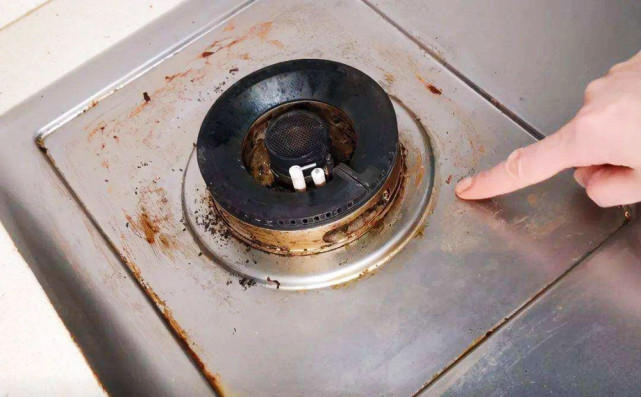 燃气灶油垢清除方法