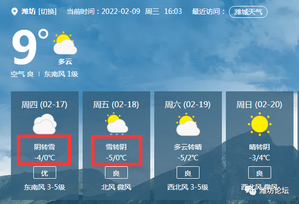 2月12日陰轉雨夾雪2月14日陰轉小雪2月15日小雪轉多雲2月16日雪2月17