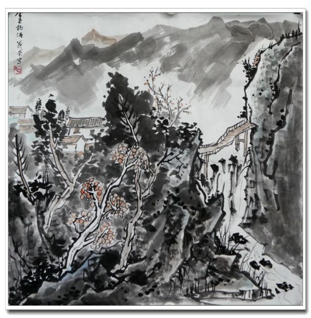 黄辉耀,杨富全《福地杨源》国画黄德宏《清风徐来》国画何小鸿《杨源