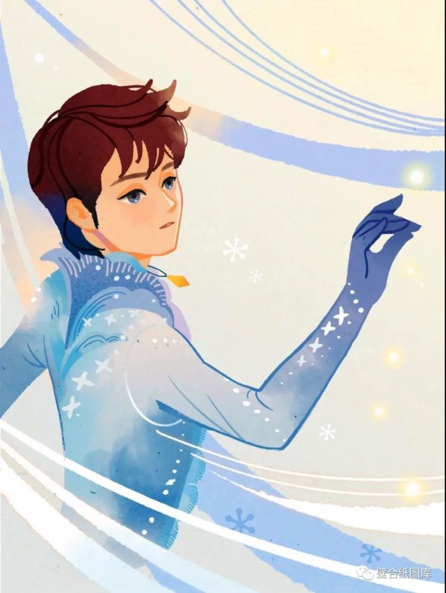 羽生結弦頭像高清手繪插畫壁紙