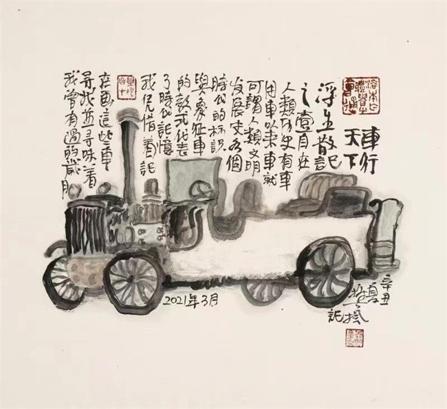 画家车进作品多少钱(画车的艺术家)-画家车进联系方式,画家车进作品多少钱(画车的艺术家)-画家车进联系方式,画家车进,第2张