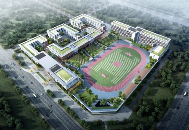 把红织在大地上洛阳新建红山学校方案设计