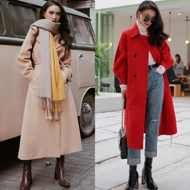 红色大衣 4组配色,不仅能够打破沉闷感,还显得很高级_腾讯新闻
