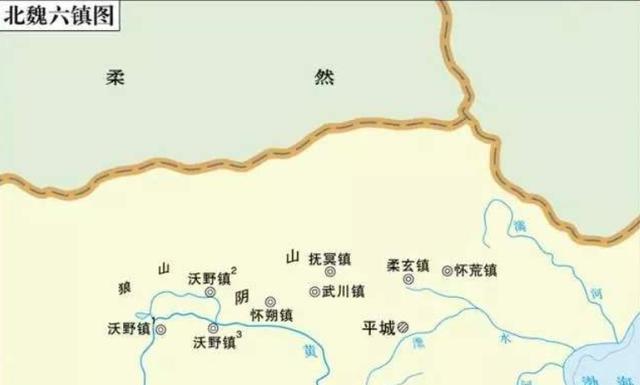 六镇的贵族和居民主要是以鲜卑族为主,另外还有部分投降的柔然.