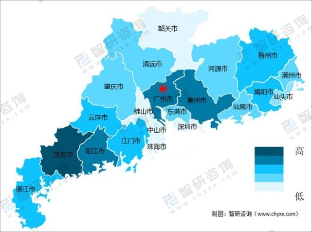 2021年廣東省龍眼種植生產情況分析:茂名市龍眼種植居全省第一,其中