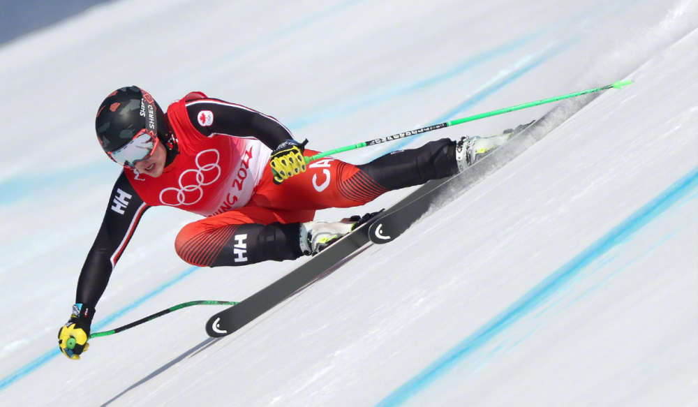 高山滑雪男子全能速降图集