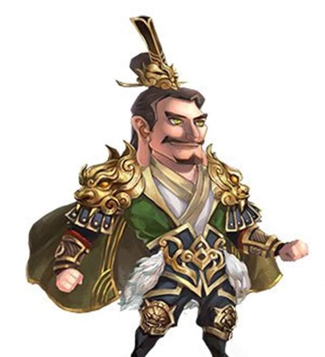 总之,是说刘备的手臂非常长,若他站立,他的手能够超过膝盖,耳朵非常大