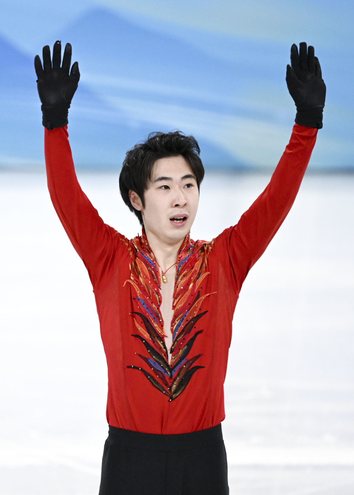 北京冬奥会花样滑冰男单自由滑比赛赛况17