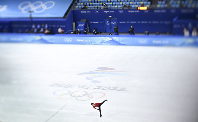 (北京冬奥会)花样滑冰——男单自由滑比赛赛况(21)