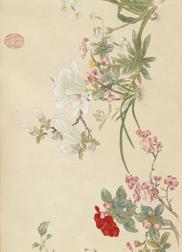 这画 百花竞放 美醉啦 天天看点