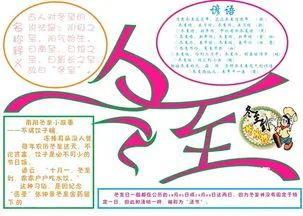 手抄报▏冬至快来收藏使用