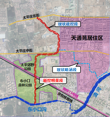统筹周边道路建设,规划河道慢行系统,并特别注意在贯穿太平郊野公园和