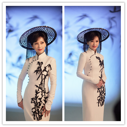赵雅芝的生图也很美，穿白色的裙子气质很优雅，姿态特别优雅兄妹初体验