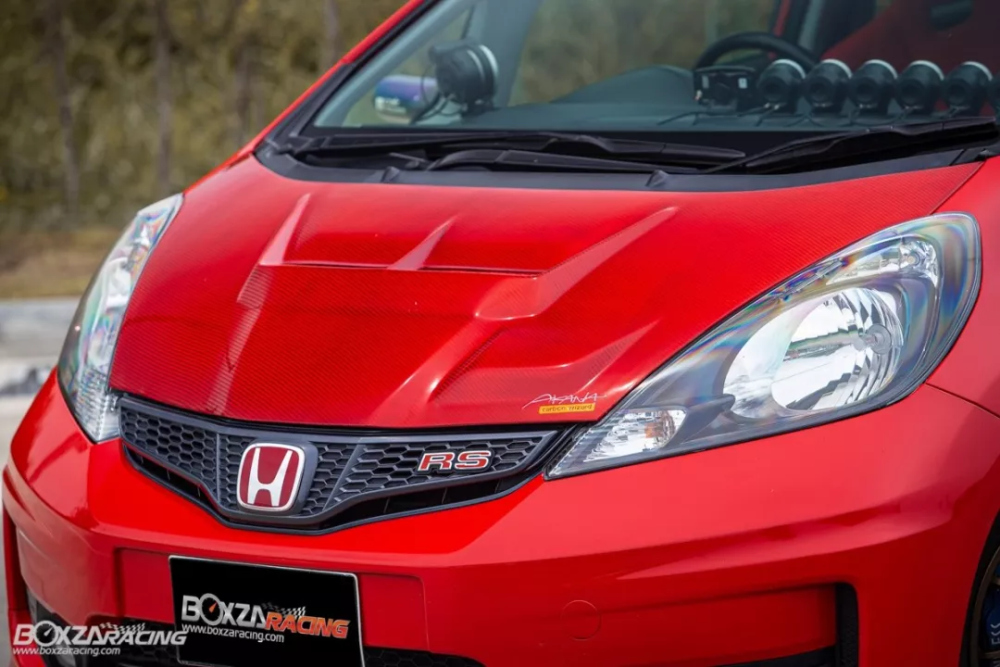 装红头k20的本田飞度3百多匹马力谁敢惹